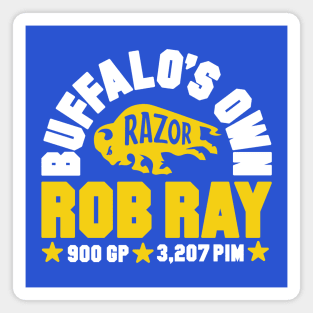 Razor Blue & Gold Magnet